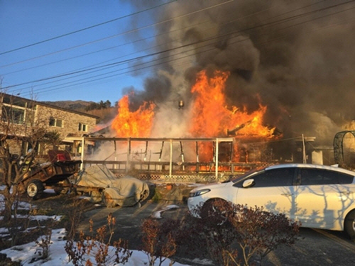 화재 현장[경기소방본부 제공]